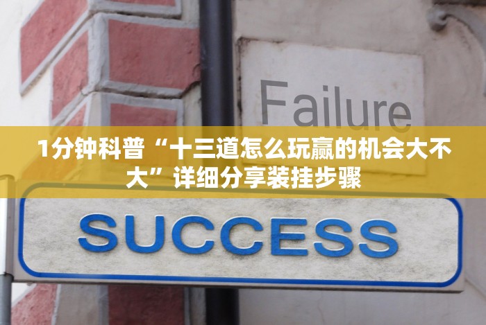 3分钟教程“十三张必胜组合”(果然有透视挂)