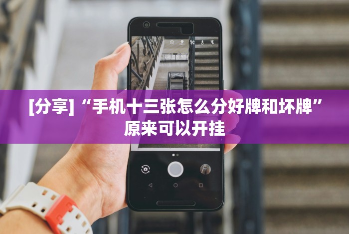 4分钟了解“十三水规律”开挂(透视)辅助教程