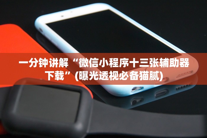 一分钟讲解“微信小程序十三张辅助器下载”(曝光透视必备猫腻)