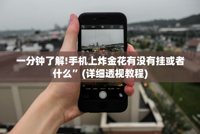 一分钟了解!手机上炸金花有没有挂或者什么”(详细透视教程)