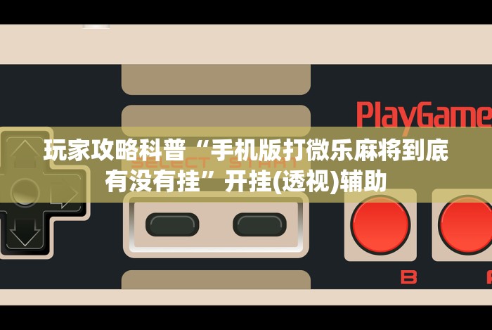 辅助开挂教程“微信十三张辅助器免费”-玩家曝光开挂流程