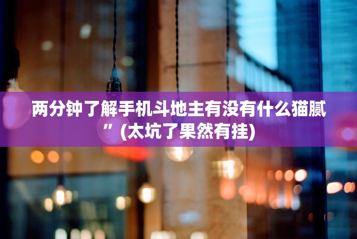 8秒详论“微乐麻将亲友房有挂吗”实测确实有挂