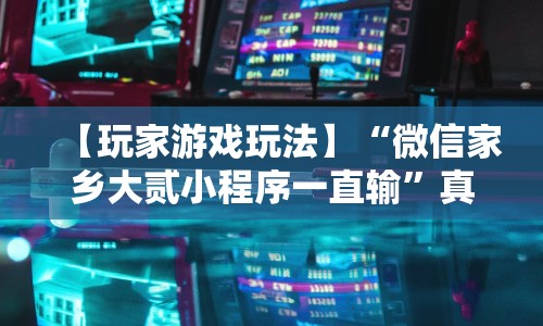 【玩家游戏玩法】“微信家乡大贰小程序一直输”真的有挂
